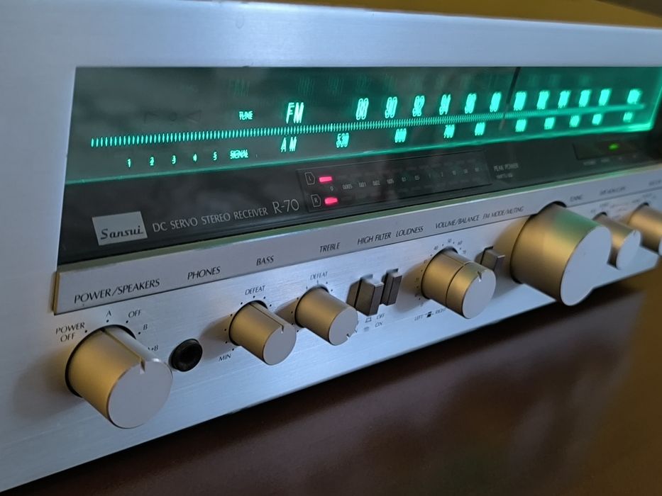 Amplituner SANSUI R70 amplituner w pięknym stanie
