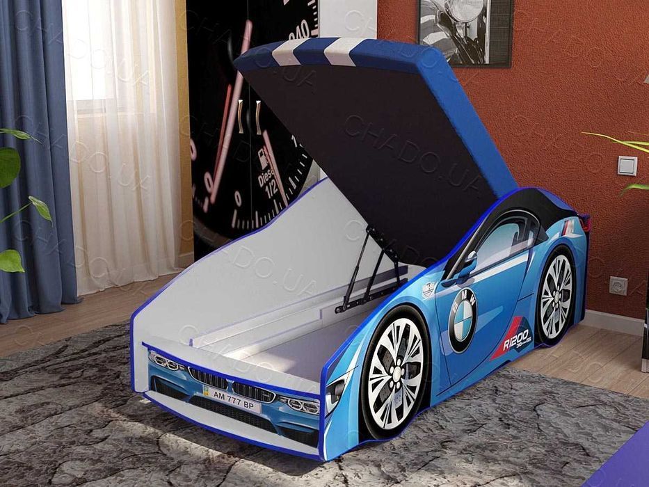 Ліжко машина, дитяче ліжко, кровать машина, ліжко підліткове