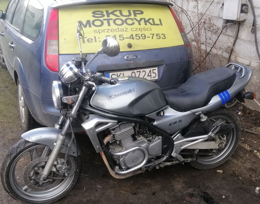 Kawasaki 500 er5 części zegary lagi silnik wydech koła swap byggy quad