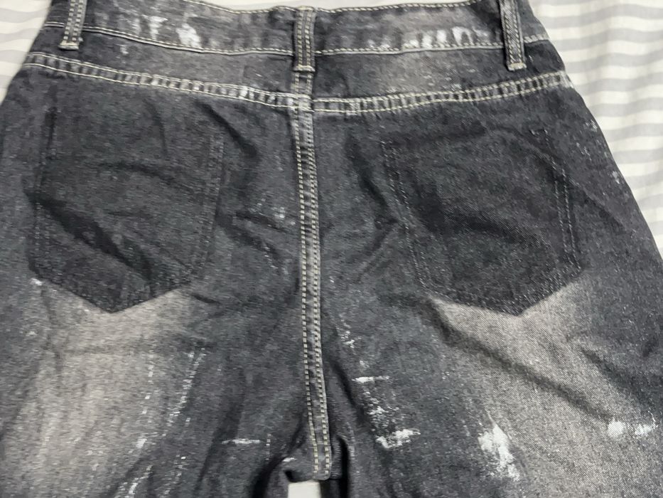Opium jeans / Черные бэгги с ремнями / М