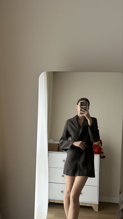 Піджак сукня шоколад