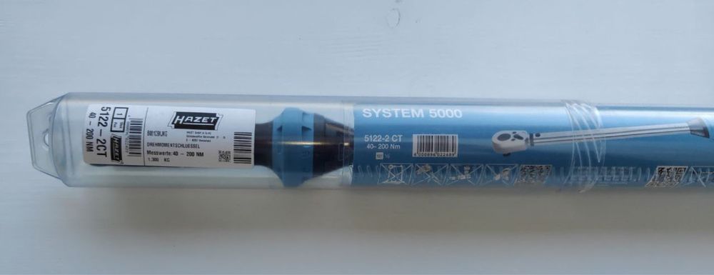 Динамометрический ключ Hazet 5122-2 CT  40-200 Нм, 1/2"