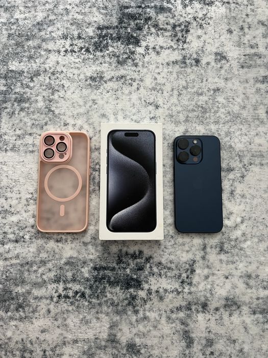 Iphone 15 Pro 256GB Blue Titanium Niebieski