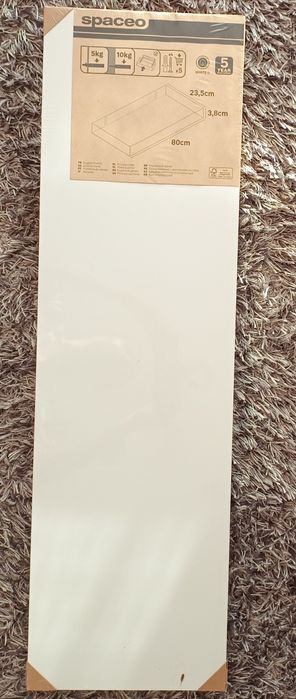 Półka ścienna 80 cm x 23,5 cm