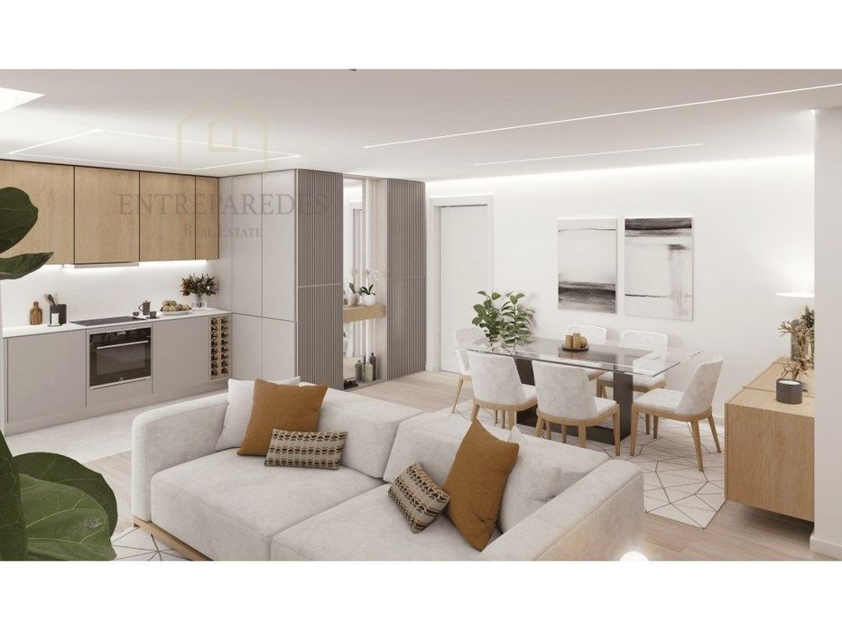 Apartamento T2 com 1 lugar de garagem, para comprar no centro do Po...