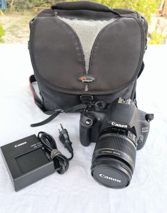 Câmera Canon 1200D + lente 18-55m+ 32gb+ bolsa