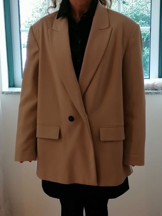 Blazer bege ZARA