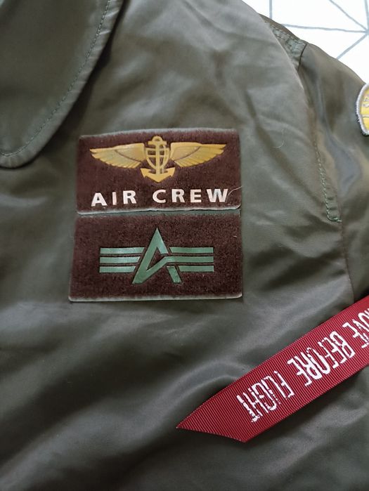 Kurtka Alpha industries NOWA cwu 45 P (N) Pilot ( ocieplana)rozmiar M