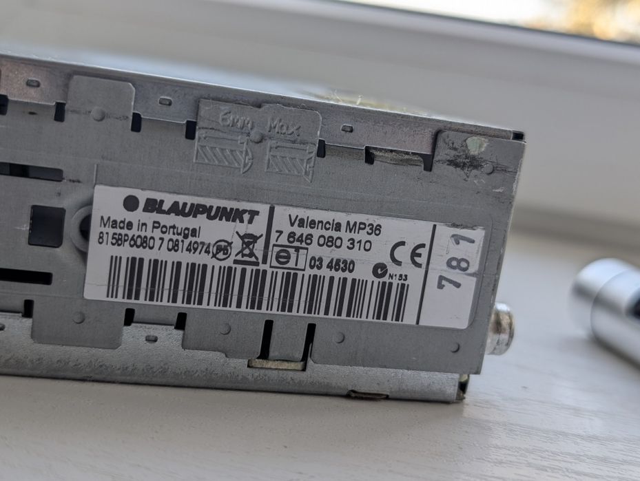 Магнітола Blaupunkt Valencia MP36