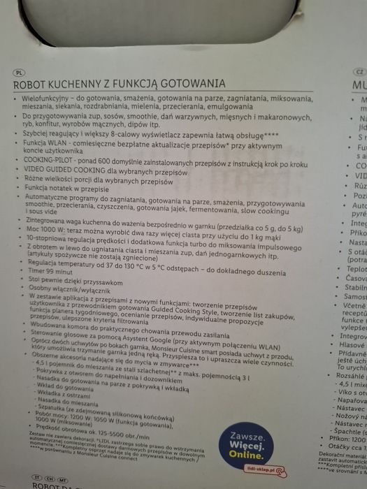 Nowy monsieur cuisine termorobot