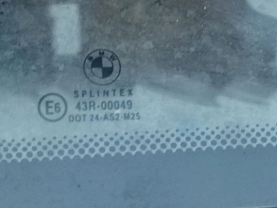 bmw e36 coupe oryginalne szyby tył boczne lewa / prawa uchylna o nr.