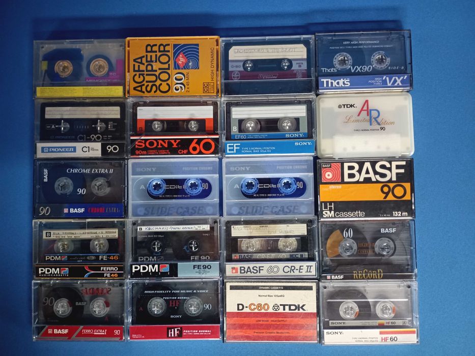 lote 20 cassetes usadas (nº2)