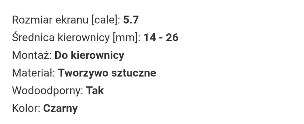 Uchwyt rowerowy na telefon