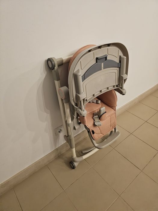 LIONELO Cora cadeira alta dobrável, cadeira alta para bebé