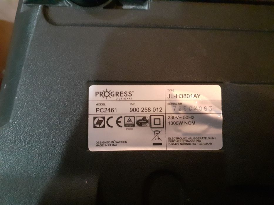 Пилосос PROGRESS з Німечини