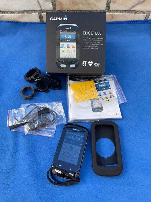 Garmin Edge 1000 + acessórios