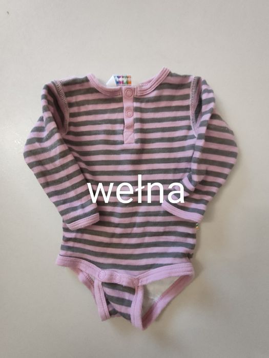 Body niemowlęce wełniane.