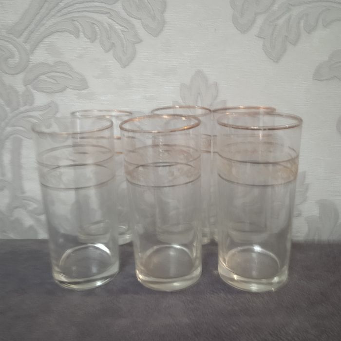 Стакани з позолотою набір sultan