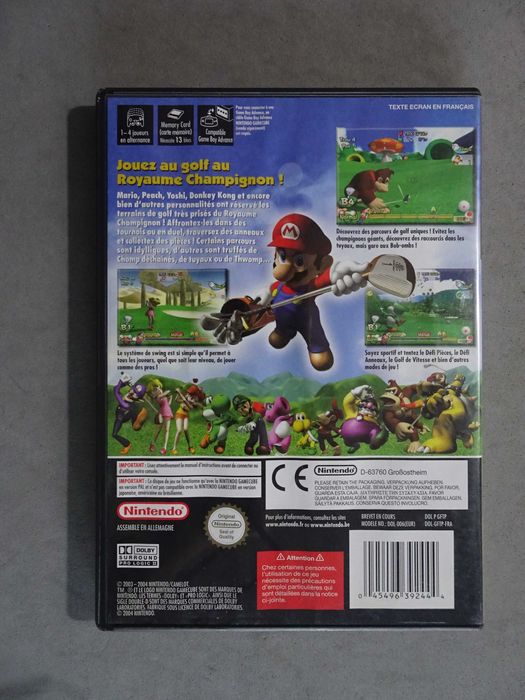 Jogo Gamecube Game Cube Mario Golf Toadstool Tour (só caixa e manual)