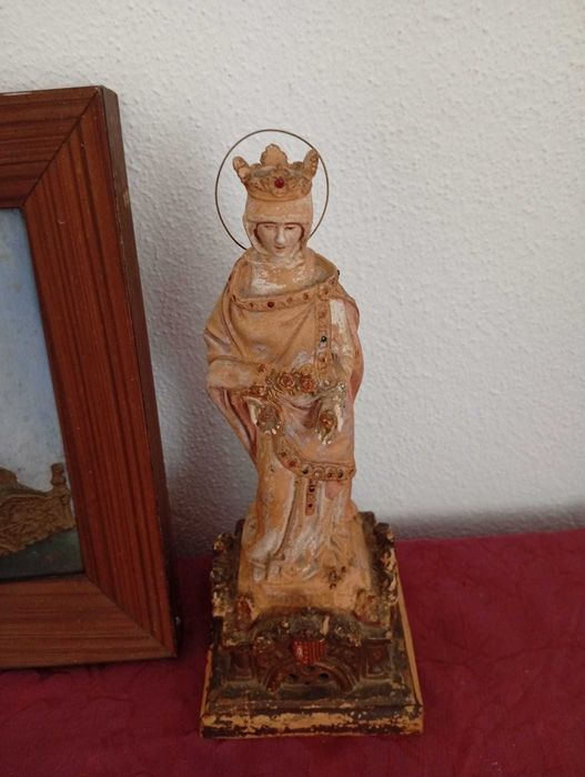 Arte Sacra Santa Isabel Imagem e Placa