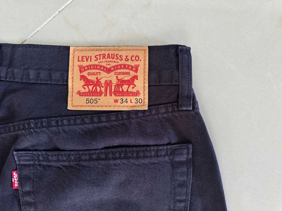 Levis 505 34/30 Spodnie Piękne