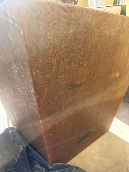 Vaso exterior  aço 60x55 elegante