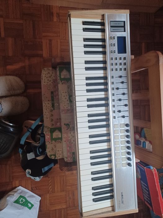 controlador de teclado MIDI USB Worlde P-49 Pro.