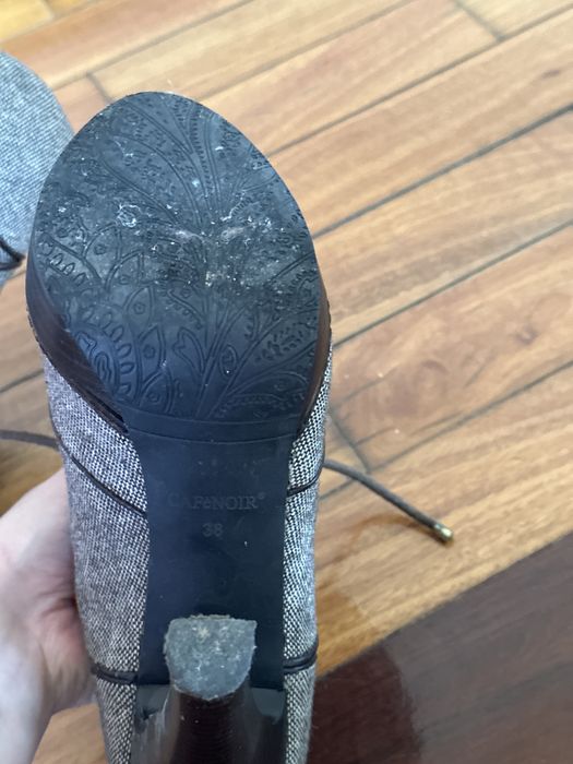 Botins de inverno de senhora em castanho