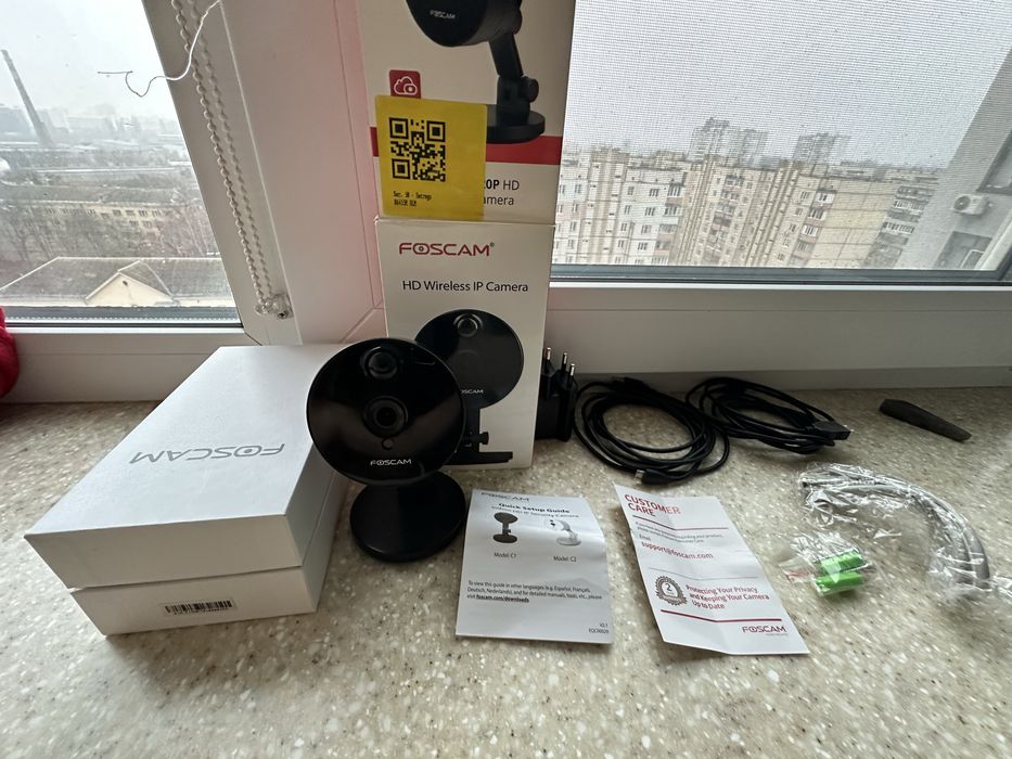 Камера відеоспостереження ip  нічне Foscam C1
