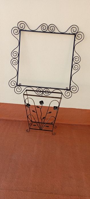 Decoração metal preto