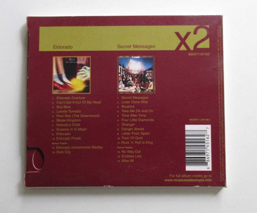 E.L.O. - Eldorado / Secret Messages (CD DUPLO)