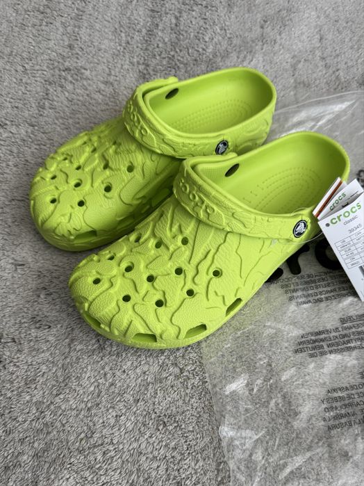 Сабо Crocs Classic Clog M8 W10 26,5 см крокси салатові шльопанці зелені M9
