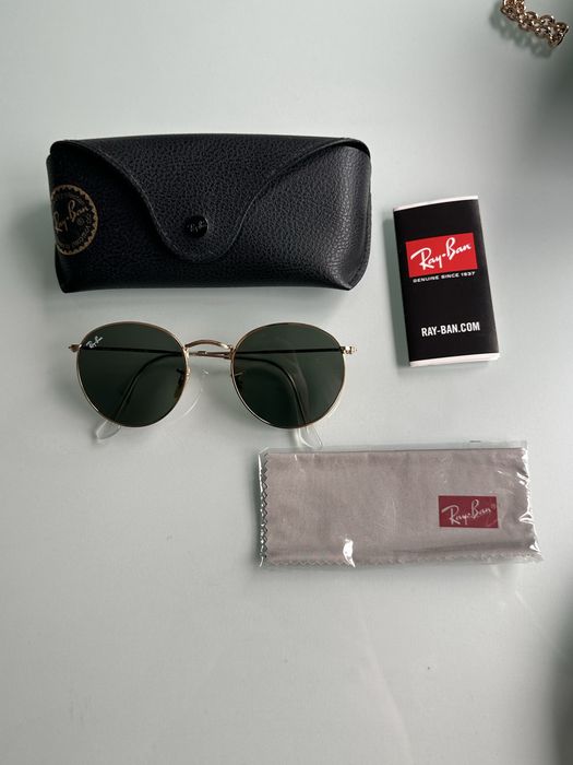 Ray Ban RB3447N 001 Round Metal