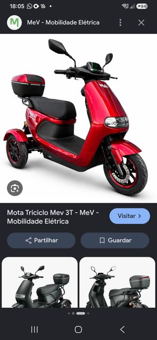 Scooter eletrica nova