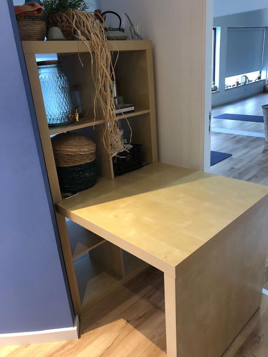 Secretária cor bétula para estante KALLAX