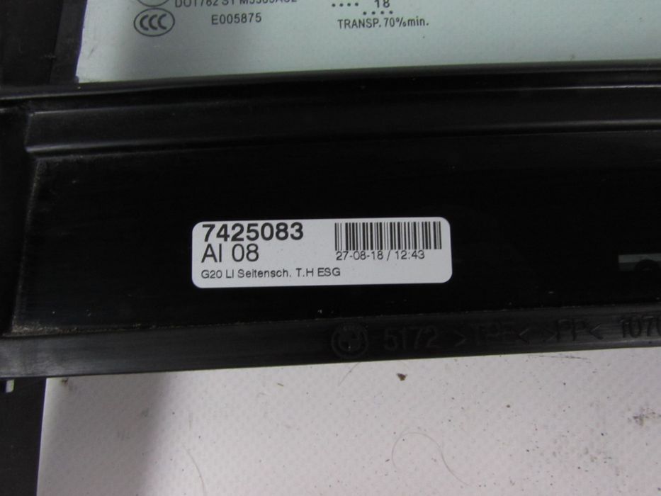 Vidro Fixo Porta Bmw 3 Ref: 51727425083