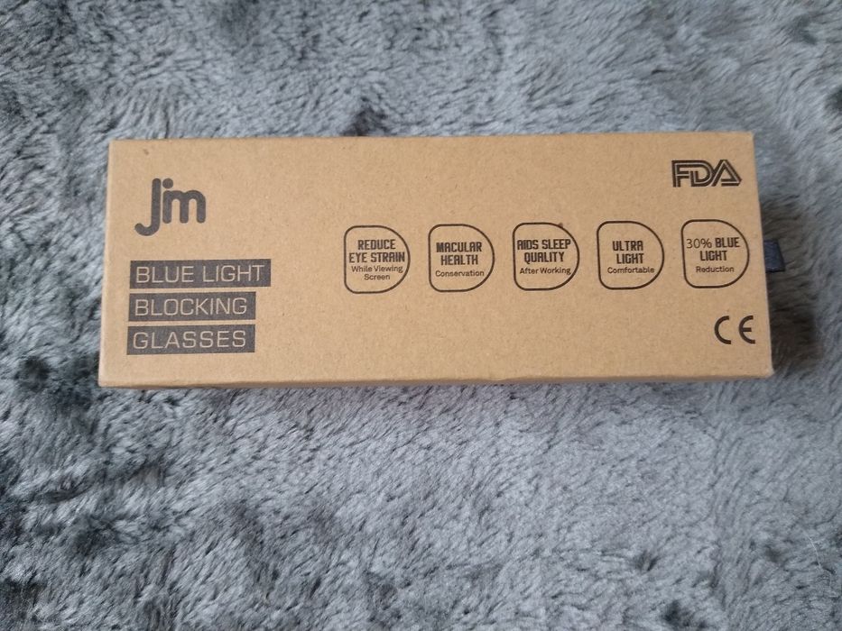Okulary komputerowe  blokujące światło niebieskie JM