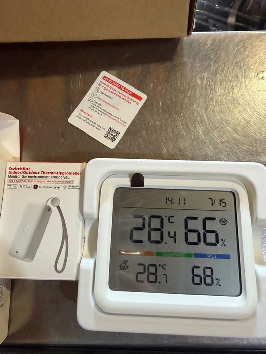 Умный термогигрометр SwitchBot Meter Pro Wi-Fi Bluetooth, датчик температуры и влажности
