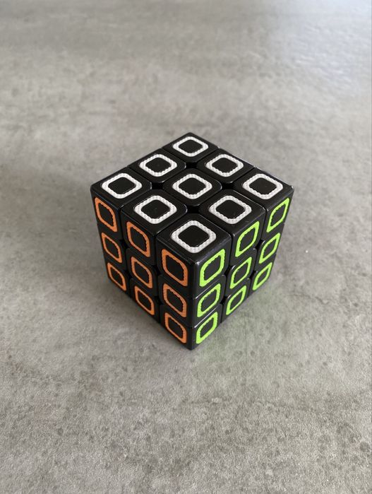 Кубик Рубіка 3×3 преміум чорний легке обертання