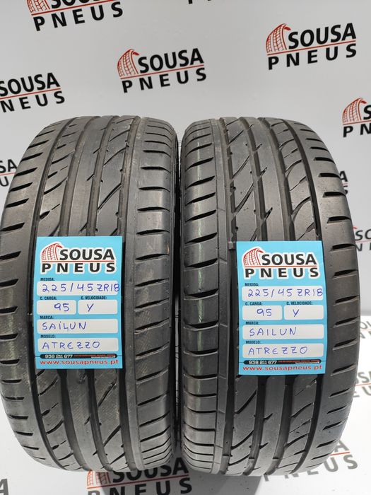 2 pneus semi novos 225-45R18 Sailun - Oferta dos Portes