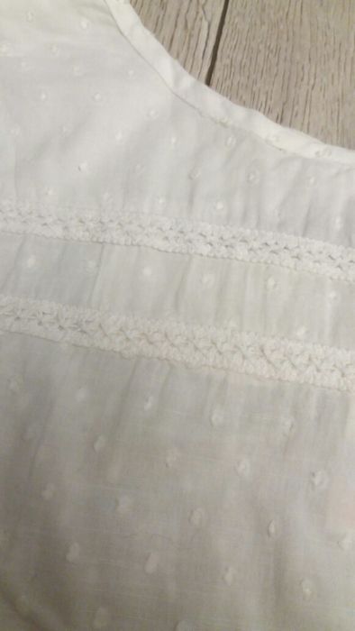 Bluzka biała coccodrillo boho 152