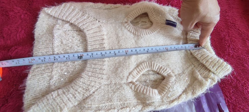 Светр CYEOLLO DOG, пуловер, в'язаний, водолазка,