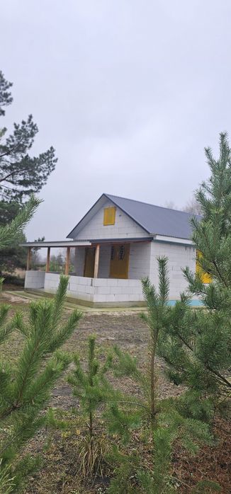 Ділянка з новобудовою.