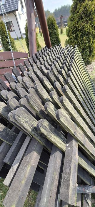 Płot drewniany pola