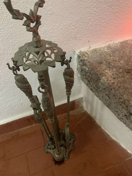 Proteção de lareira e acessórios