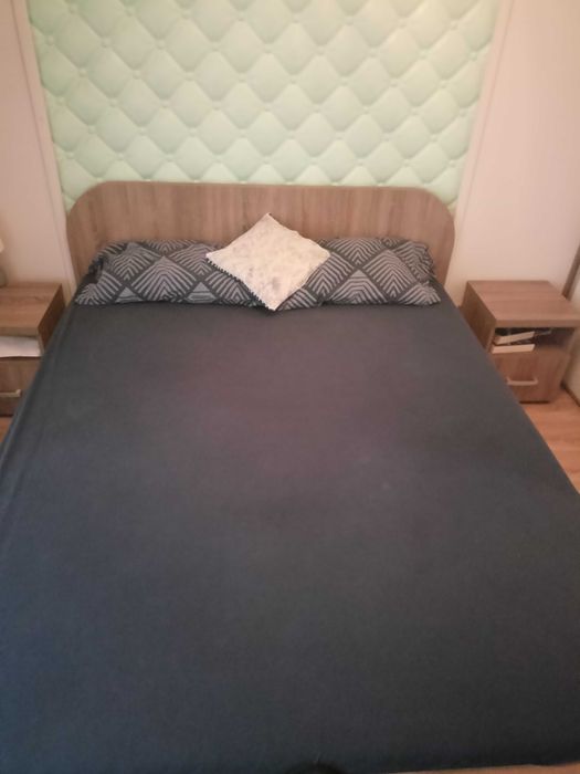 Łozko drewniane 160/200 z funkcją szafy