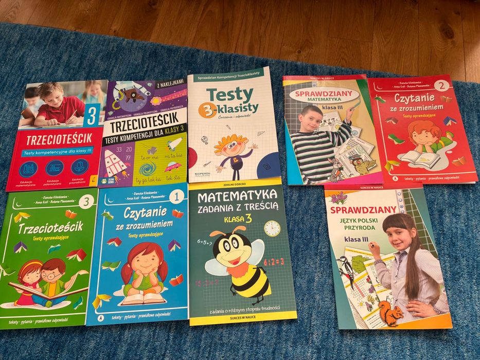 Książki z zadaniami do egzaminu 3 klasy
