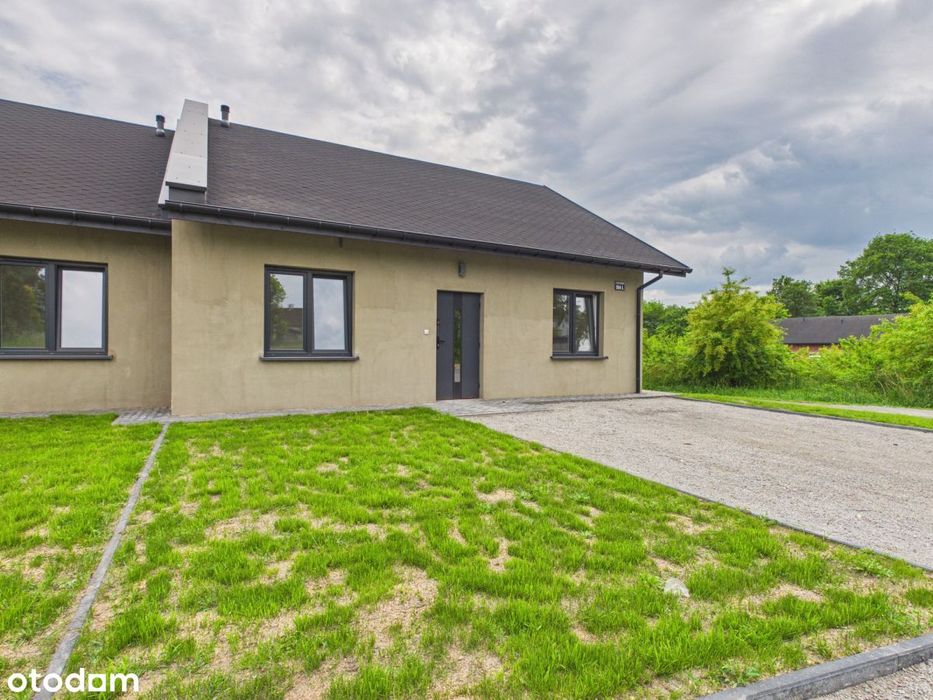 Nowy dom z pompą ciepła i ogródkiem-parterowy!
