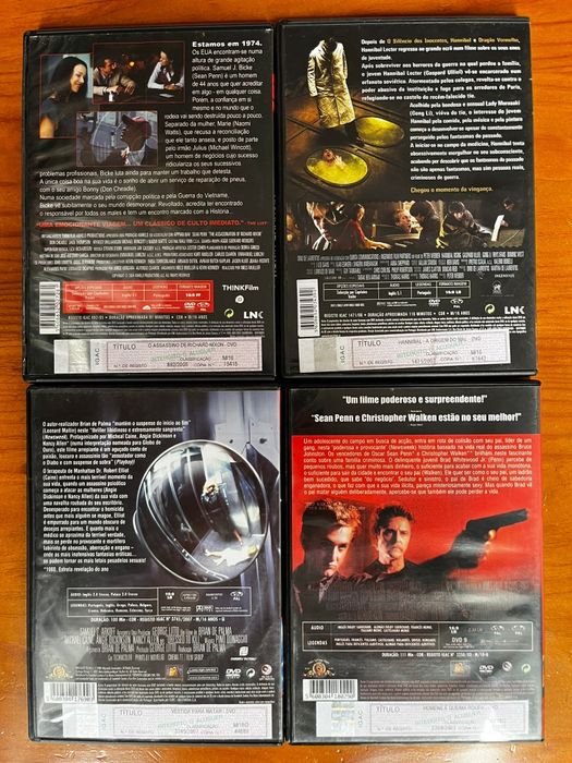 Conjunto 16 DVDs - 50€ / DVDs individuais - 4€