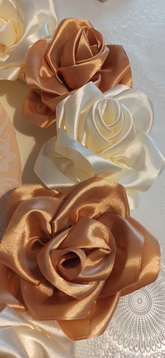 Ozdoby ślubne ręcznie robione- Serce „Szczęść Boże Młodej Parze”